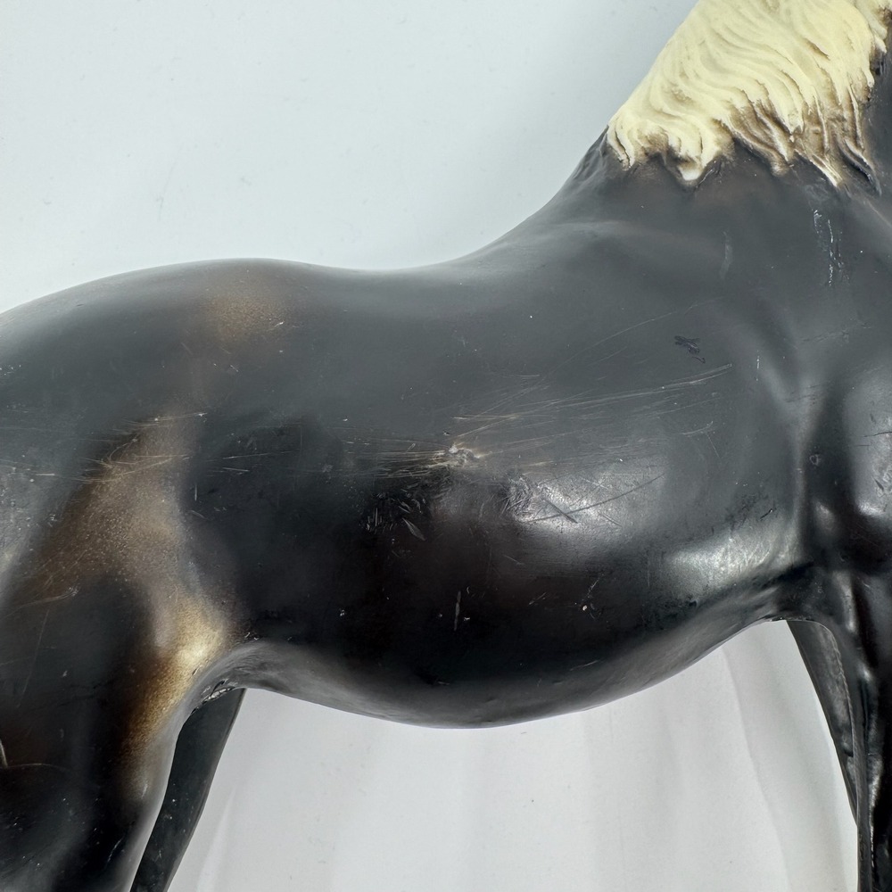 Vtg 70s Breyer Arabian Mare Horse Figurine 12in Traditional Charcoal Dickory USA - Picture 9 of 11